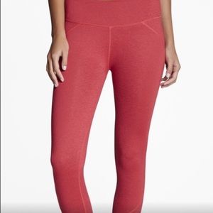 EUC Fabletics Lima Micro Stripe Crop Leggings